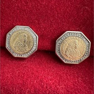 Ben-Amun stunning marked roman coin earrings